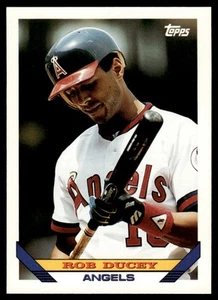 1993 Topps Rob Ducey California Angels #293 - Picture 1 of 2