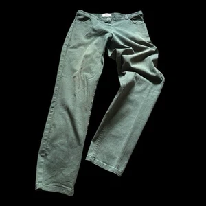 Obus Olive Green Women’s Pants Size 2 Or 30 Inch Waist Button Zip Casual - Picture 1 of 5
