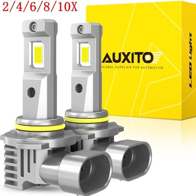 AUXITO HB4 9006 LED Headlight Bulb High Low 6500K Super Bright White CANBUS 2/4X Foto 1 de 4