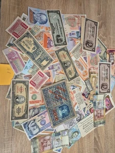 100 STÜCK WELTWEIT BANKNOTEN SAMMLER LOT N:A1 - Bild 1 von 4