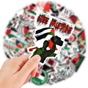 100 Pezzi Libero Palestina Sticker, Free Adesivi Palestina,Adesivi Palestina, Ad - Foto 1 di 12