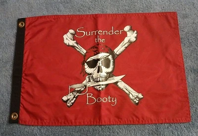 Pittsburgh Pirates Towels - Pirate Flags - Surrender the Booty, Jolly Roger - Image 1 of 4