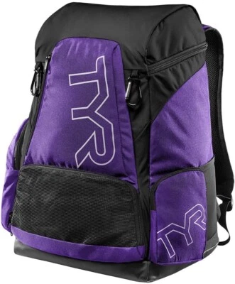 TYR Alliance Team II 45 Swimming Triathlon Bag Backpack RRP £49.99 Purple - Image 1 of 4