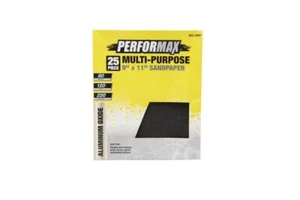 25 piece 9" x 11" Sheet Assorted 80 Course 120 Medium 220 Fine Grit Sandpaper - Picture 1 of 3