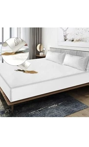 Waterproof Mattress Protector, Deep Pocket King Size 76" x 80" W/ 2 Pillow Case - Picture 1 of 7