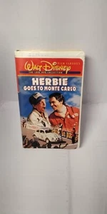 Disney Herbie Goes to Monte Carlo VHS Clamshell - Picture 1 of 2