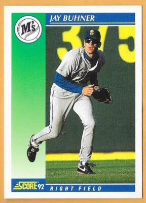 JAY BUHNER SEATTLE MARINERS #64 - SCORE NM-MT 1992 - Image 1 of 2