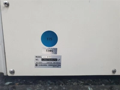 Cromatógrafo líquido Shimadzu Lc-610 y Lpm-600 Foto 1 de 4