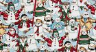 Christmas Fabric, BTY, Snowfriends, Alexander Henry Fabric, 147C, TheFabricEdge