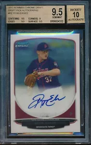 2013 Bowman Draft Ryan Eades Chrome Auto BGS 9.5 Gem Mint Autograph - Picture 1 of 2