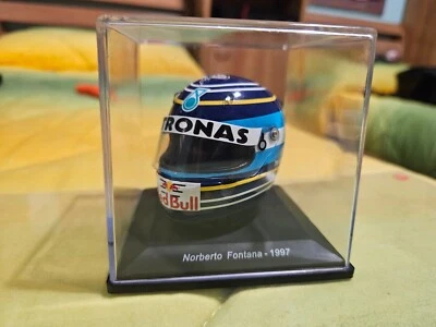 CASCO HELMET F1 NORBERTO FONTANA 1997 SPARK 1:5   NEW MIB no MINICHAMPS - Immagine 1 di 2