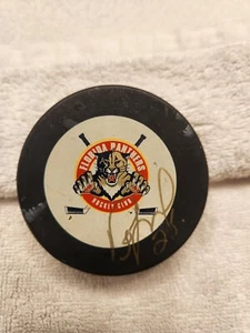 FLORIDA PANTHERS Ray Sheppard SIGNED AUTOGRAPHED OFFICIAL PUCK - Picture 1 of 2