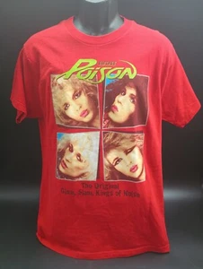 VINTAGE POISON TOUR SHIRT GR. L "HAIR METAL FINEST" - Bild 1 von 6