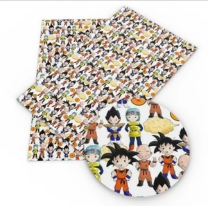FAUX LEATHER SHEET 8 X 12" 1104758 Dragon Anime Cartoon LITCHI TEXTURE - Picture 1 of 2