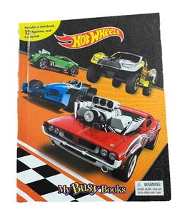 Hot Wheels Busy Book ~ Meet the Cars (12 Figures and Playmat; 2018) - Picture 1 of 4