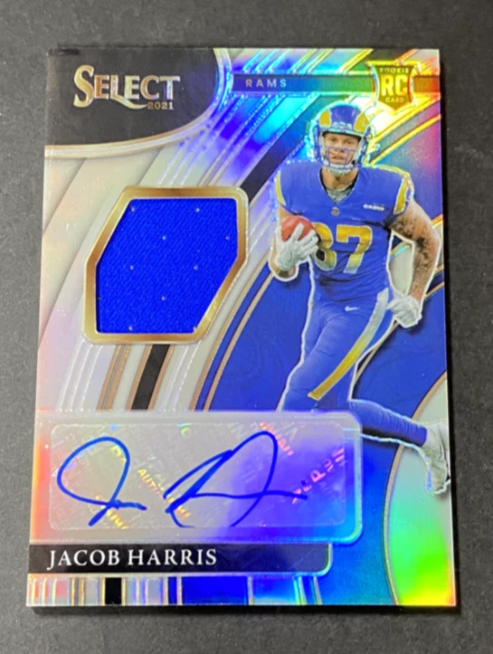 2021 PANINI SELECT JACOB HARRIS AUTO JERSEY RC 146/199 LOS ANGELES RAMS - Image 1 of 2