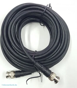 10 m RG 58 KOAX KABEL BNC > BNC Stecker CB  Funk Amateurfunk Scanner 50Ohm - Bild 1 von 1