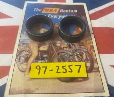 SELLOS DE ACEITE HORQUILLA DELANTERA BSA BANTAM D14 D14/4 97-2557 Foto 1 de 4