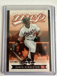 2003 Upper Deck MVP #26 Chris Singleton Black /50 Baltimore Orioles - Picture 1 of 2