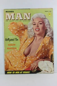 Modern Man Magazine March 1966 - History of Hollywood Sex - Harlow to Mansfield - Picture 1 of 3