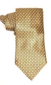 Necktie Bill Blass Geometric Pure Silk Hand Made 61" x 3.75" - Picture 1 of 5