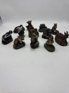 The Bronze Menagerie Norman & Herman Deaton Wildlife Figurines Set 12 Vintage - Picture 1 of 17