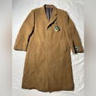 NWT Wool Cashmere Ralph Lauren Brown Overcoat Men’s size 42 Regular
