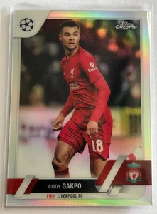 Topps UEFA Chrome 2022/23 - CODY GAKPO (Liverpool FC) Base Refractor 102 - Picture 1 of 2