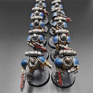 Warhammer Ultramarines Intercessors - Space Marines - 40K Painted Squadron B - Picture 1 of 11