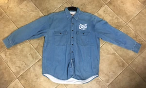 Nueva con etiquetas Camisa Vaquera Forrada con Botones Años 90 Nueva Peso Pesado - Imagen 1 de 6