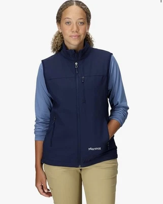 Marmot Tempo Vest~ Women's Large~ Arctic Navy~ Full Zip Sleeveless Jacket~ NWT - Image 1 of 4