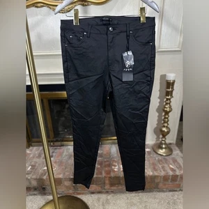 SPYM Damen schwarze Stretch Hose 42 | Skinny High Rise Viskosemischung 32x29 - Bild 1 von 5