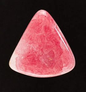 Rhodochrosite Stalactite Polished Cabachon Slice Pink Argentina 46mm 27g C0854 - Picture 1 of 9