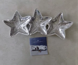 Beatriz Ball Ocean Dreifach Seestern Servieren Dip Tablett 15x6x2" - Bild 1 von 9