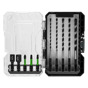 Stack Pack 10-Piece Carbide Tipped Multi-Construction Drill and Drive Bit Set... - Picture 1 of 3