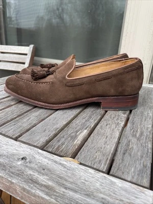 Meermin Brown Suede Tassel Loafers Men’s US 9.5 UK 8.5 - Image 1 of 4