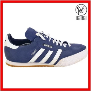 Adidas Samba Super Suede Mens Trainers Shoes UK 12 / EUR 47 Navy Blue 019332 - Picture 1 of 14