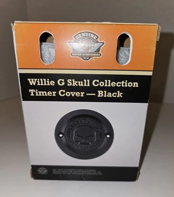 Cubierta temporizador calavera Harley Davidson Willie G - negra - 25600089 - Sportster OEM Foto 1 de 4