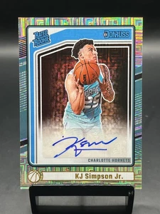 2024-25 Panini Donruss KJ Simpson Jr #279 Rated Rookie Signatures Choice Auto RC - Picture 1 of 2