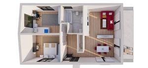 79,3qm Bungalow Tiny House Modul Haus Mini Haus Fertighaus Haus Mobilheim Chalet - Bild 1 von 9