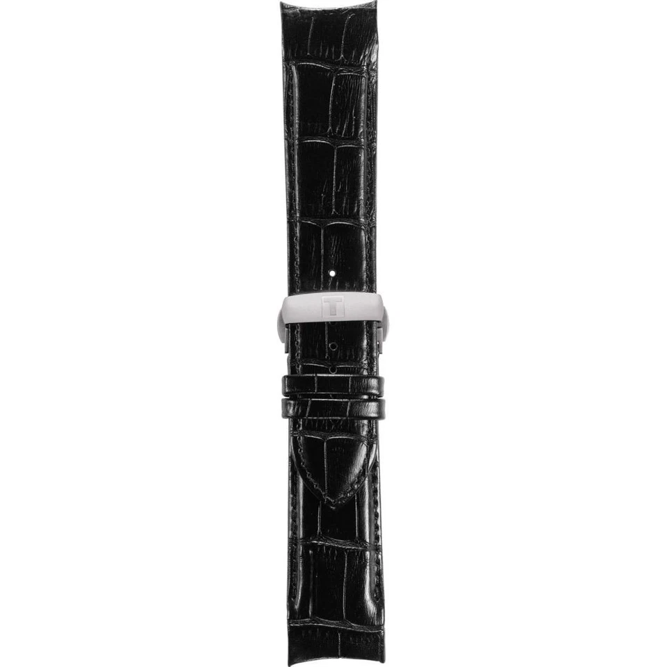 Correa de reloj Tissot 24 mm de cuero negro T60004115 Foto 1 de 1