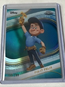 2025 Topps Chrome Disney Fix-It Felix #66 Teal Refractor /299 - Bild 1 von 2