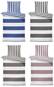 Bettwäsche Gestreift Streifen Modern Kuschelig Weiche Baumwolle Bettbezüge - Bild 1 von 17
