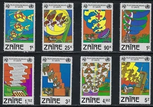 Zaire - MNH World Telecommunications Scott 1043-1050........ ..22L......A 915 - Picture 1 of 1