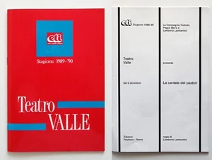 La cantata dei pastori Beppe Barra Lamberto Lambertini 1989 Roma Programma - Imagen 1 de 5