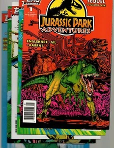 1993 Jurassic Park Adventures Topps Comic Book Collection- Your Choice of 10+ - Picture 1 of 9