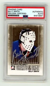 Billy Smith 2010-11 In the Game 111 Greats of the Game Signed PSA Authentic Auto - Picture 1 of 2