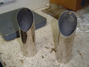 2.5" Stainless Steel Exaust Tips Pair - Bild 1 von 4
