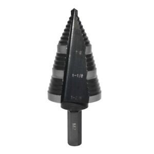 Cone Drill Bit Step Drill Bit for Metal 3/8Inch Hex Shank 7/8 To 1-3/8Inch