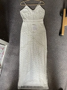 Brand New Size 14 Hand Beaded Ivory Dress - Picture 1 of 5